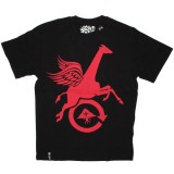 LRG T-shirt - Black above the crowds tee