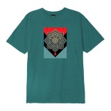 T-Shirt Obey - Blood & Oil Mandala - Flesh Teal