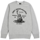 Sweatshirt Obey - Lady Liberty Crew - Heather Grey