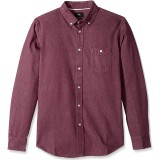 Chemise Obey - Keble II Woven - Eggplant