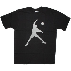 MIKE T-shirt - Wing Foot - Black