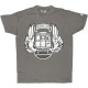 DESTROY ALL TOYS T-shirt  - Dat Train - Grey