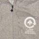 LRG Zipped Hoodie - Grass Roots Zip-Up Hoody - Ash Heather