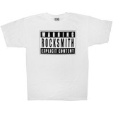 ROCKSMITH T-shirt - Warning Logo Tee - White